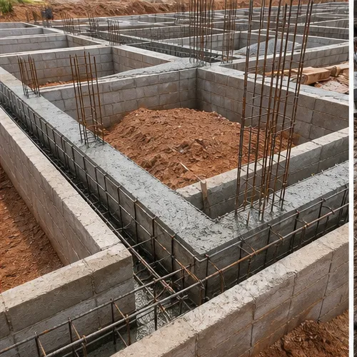 Concretagem de baldrame